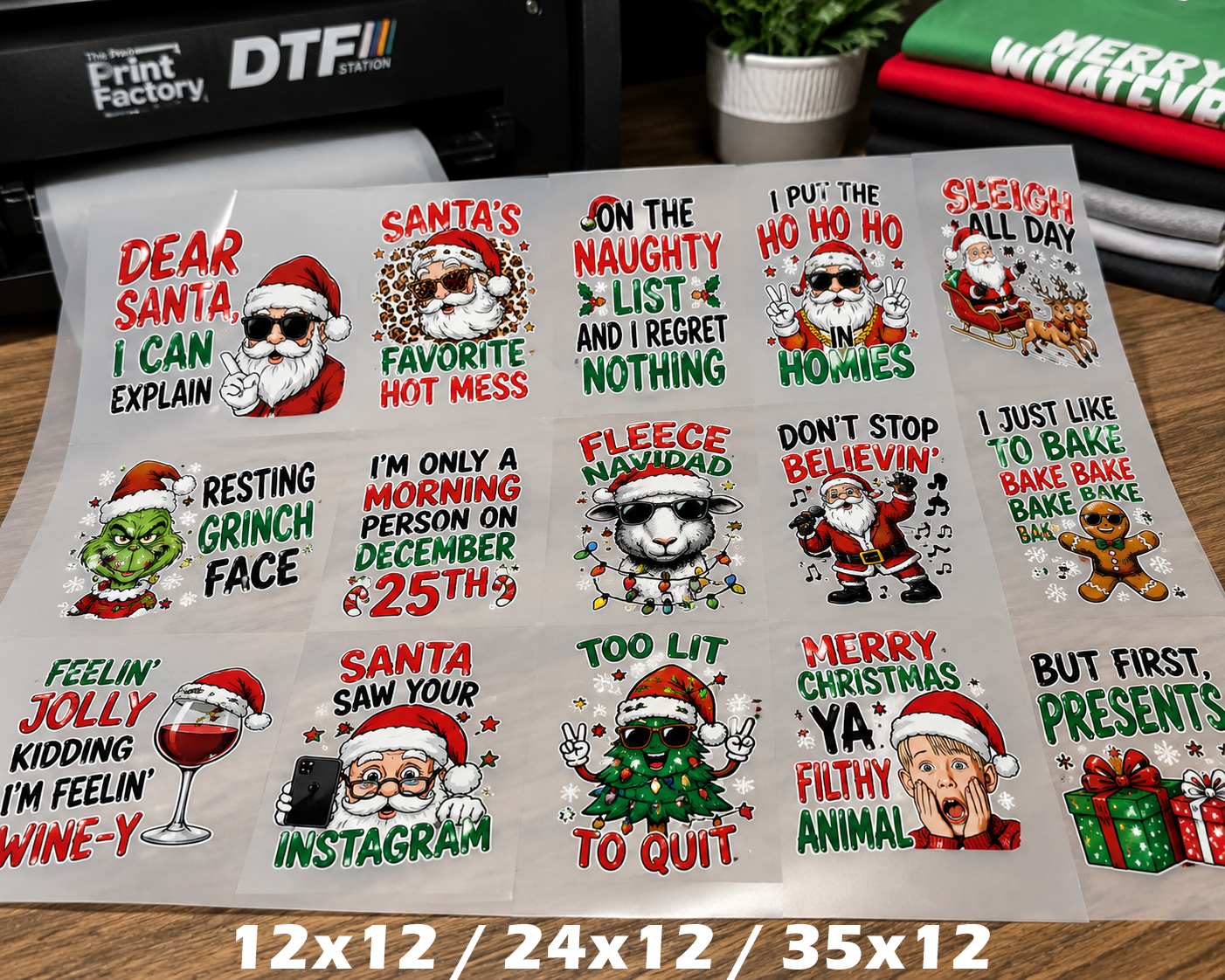 Custom DTF Sheets
